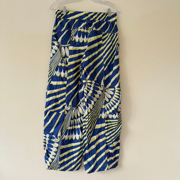 Free People Women's Blue Wave Combo Offsides Pants Printed Size XS NWT - Picture 6 of 7